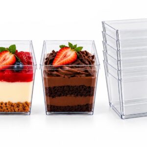 Small Dessert Cup and Lid 10 per pack
