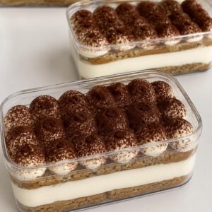 Tiramisu Dessert Cup and Lid 250ml