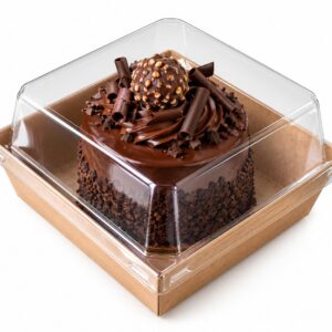 Kraft Brown Paper Cake Box and Lid