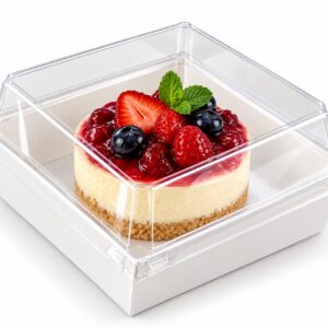 Kraft White Paper Cake Box and Lid