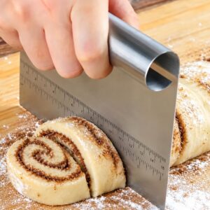 Small Steel Dough Scraper / Cutter
